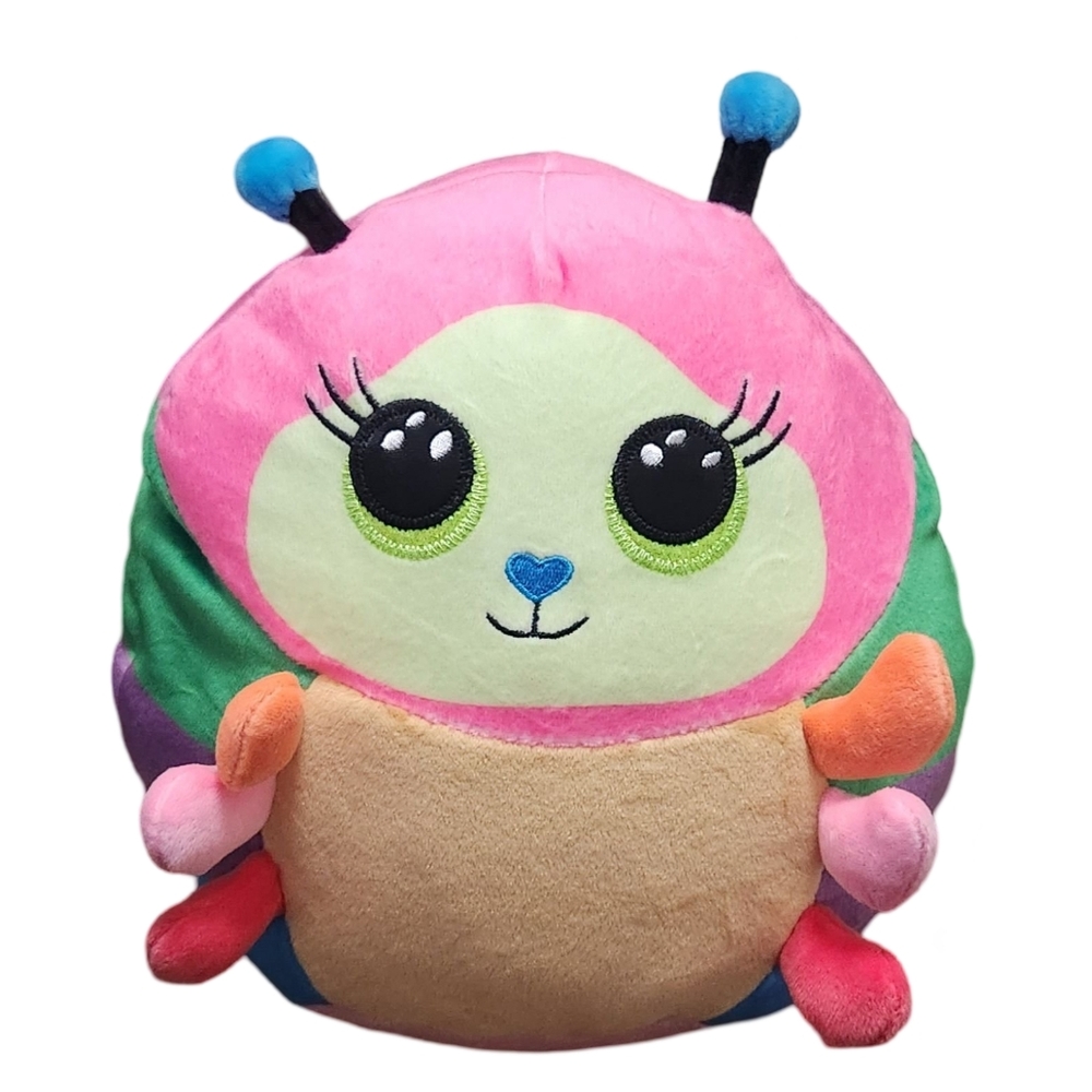 TY Squish A Boo, Nessa 10 inch Caterpillar